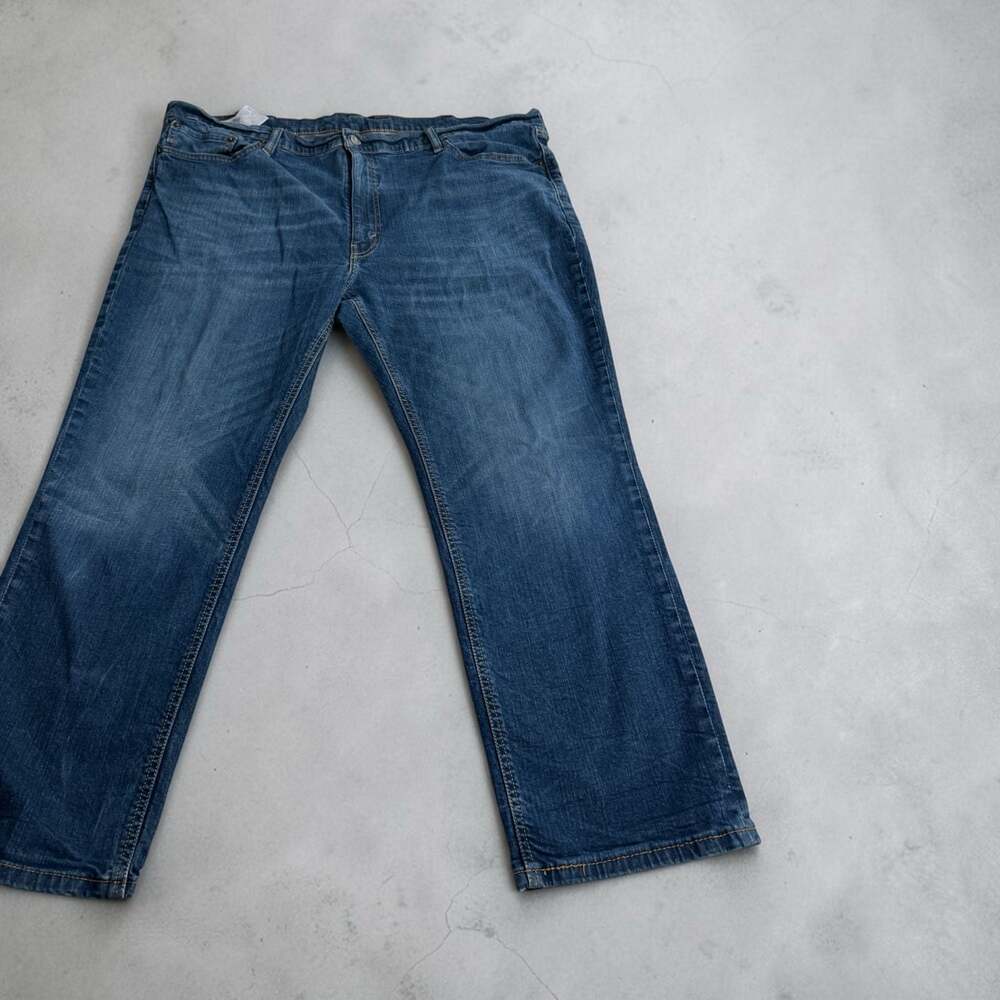 Nautica Men's Slim Fit Distressed Dark Wash Denim Jeans